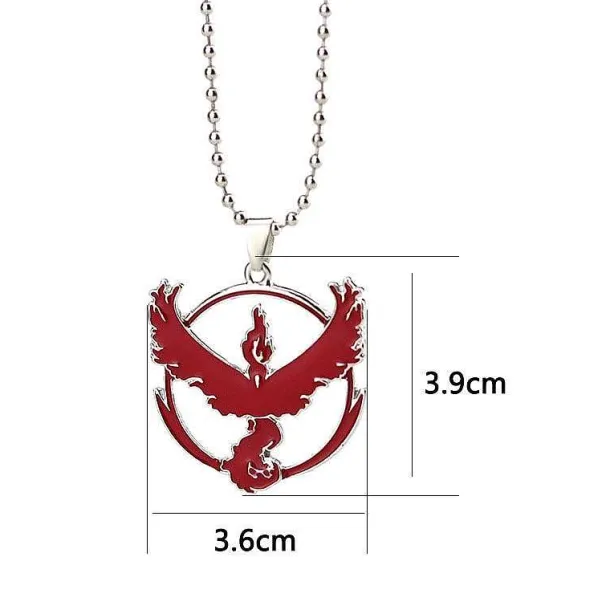 Pokemon Go Team Instinct, Valor, Mystic Halskette Schmuck