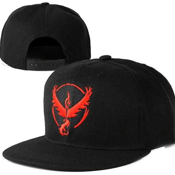 Pokemon Go Team Valor, Team Mystic, Team Instinct - Baseball Cap Snapback Cap