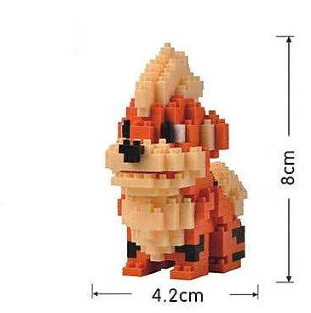 Pokemon Growlithe, Raichu, Weezing, Sudowoodo, Fennekin, Froakie Baustein Figuren