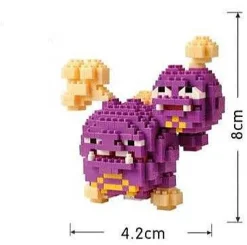 Pokemon Growlithe, Raichu, Weezing, Sudowoodo, Fennekin, Froakie Baustein Figuren