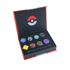 Pokemon Gym Badges Kanto, Johto, Hoenn, Sinnoh, Unova, Kalos (6 Varianten)