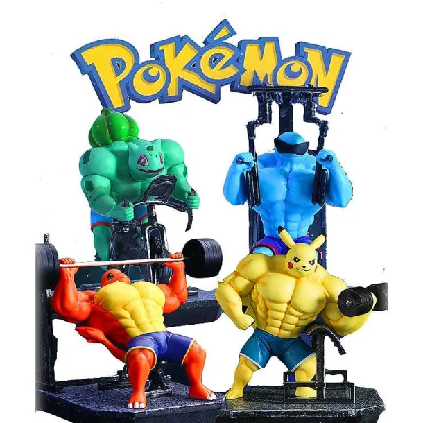 Pokemon Gym Muskel Figuren (Ca. 16-17Cm) Diverse Motive