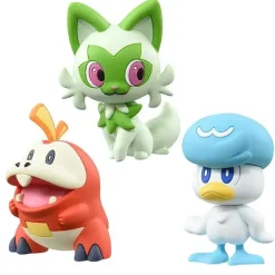 Pokemon Karmesin Und Purpur Figuren - Felori, Kwaks, Krokel Ca. 4-5Cm