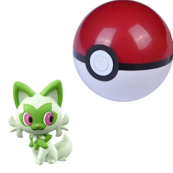 Pokemon Karmesin Und Purpur Figuren - Felori, Kwaks, Krokel Ca. 4-5Cm