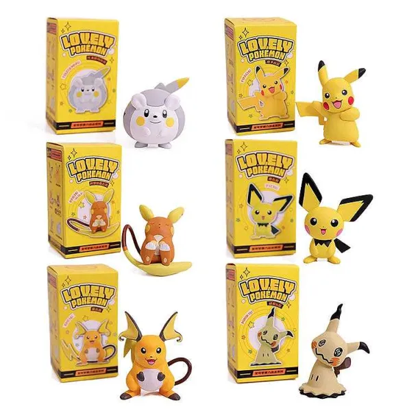 Pokemon Kawaii Figuren Pikachu Raichu Mimigma Togedemaru Oder Pichu