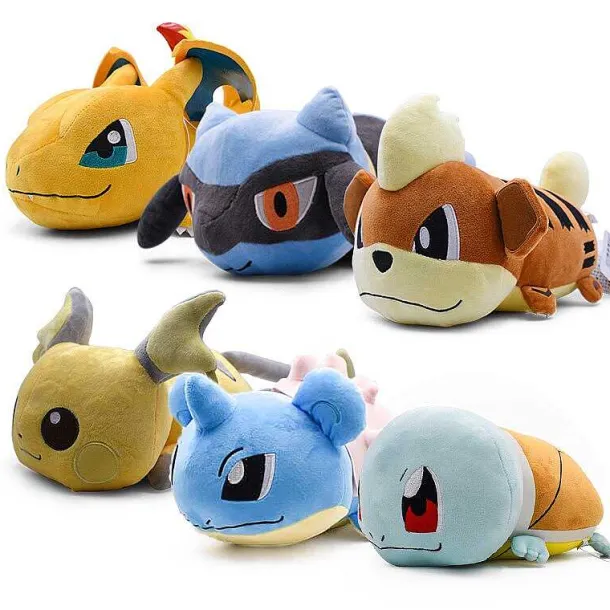 Pokemon Kawaii Plusch Glurak, Shiggy, Dragoran, Raichu Kuscheltiere