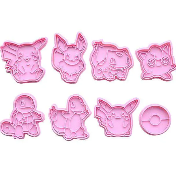 Pokemon Keksformen Im 8Er Set (Pikachu, Evoli, Pummeluff Etc.)