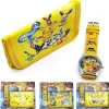 Pokemon Kinder Armbanduhr Mit Kinder Portmonee Set