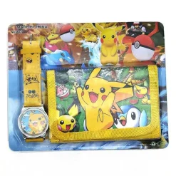Pokemon Kinder Armbanduhr Mit Kinder Portmonee Set