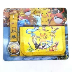 Pokemon Kinder Armbanduhr Mit Kinder Portmonee Set