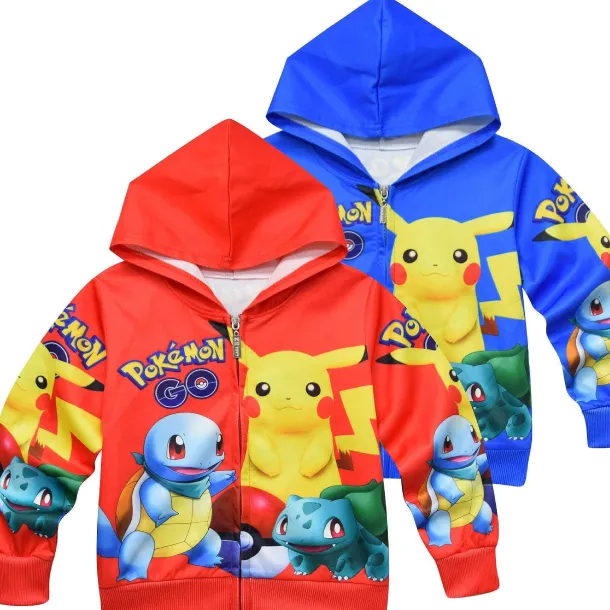 Pokemon Kinder Kapuzensweatjacke