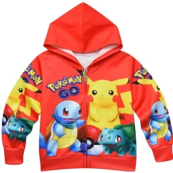 Pokemon Kinder Kapuzensweatjacke