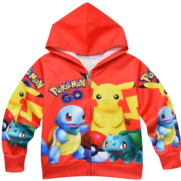 Pokemon Kinder Kapuzensweatjacke