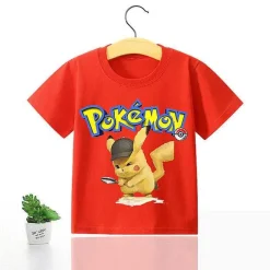 Pokemon Kinder Pikachu T-Shirt Fur Den Sommer Viele Motive