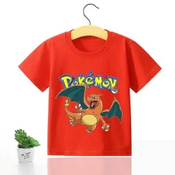 Pokemon Kinder Pikachu T-Shirt Fur Den Sommer Viele Motive