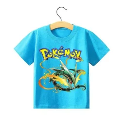Pokemon Kinder Pikachu T-Shirt Fur Den Sommer Viele Motive