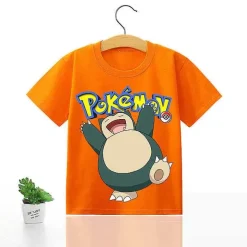 Pokemon Kinder Pikachu T-Shirt Fur Den Sommer Viele Motive