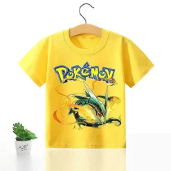 Pokemon Kinder Pikachu T-Shirt Fur Den Sommer Viele Motive
