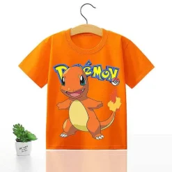 Pokemon Kinder Pikachu T-Shirt Fur Den Sommer Viele Motive