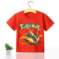 Pokemon Kinder Pikachu T-Shirt Fur Den Sommer Viele Motive