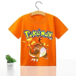 Pokemon Kinder Pikachu T-Shirt Fur Den Sommer Viele Motive