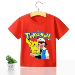 Pokemon Kinder Pikachu T-Shirt Fur Den Sommer Viele Motive
