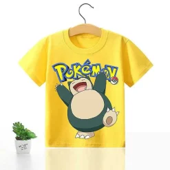 Pokemon Kinder Pikachu T-Shirt Fur Den Sommer Viele Motive