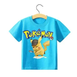 Pokemon Kinder Pikachu T-Shirt Fur Den Sommer Viele Motive