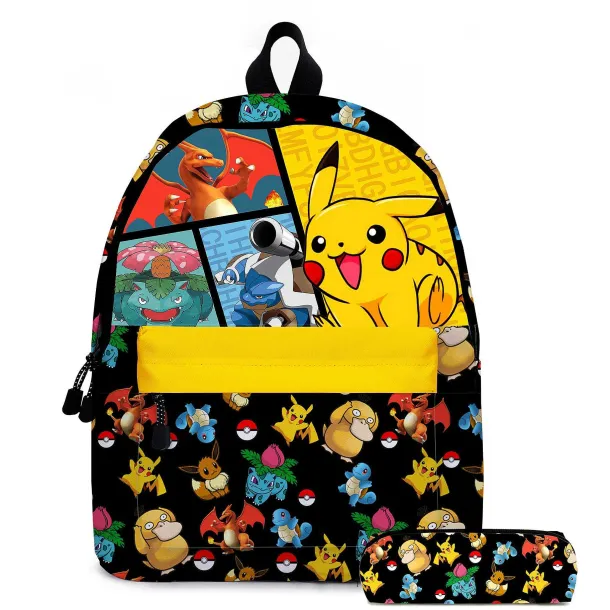 Pokemon Kinder Schulrucksack Und Stiftetui
