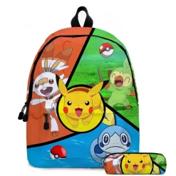 Pokemon Kinder Schulrucksack Und Stiftetui