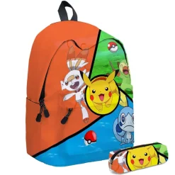 Pokemon Kinder Schulrucksack Und Stiftetui