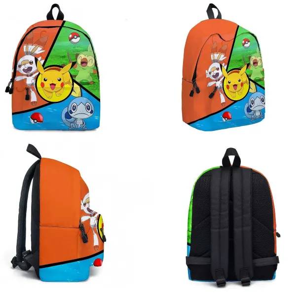 Pokemon Kinder Schulrucksack Und Stiftetui