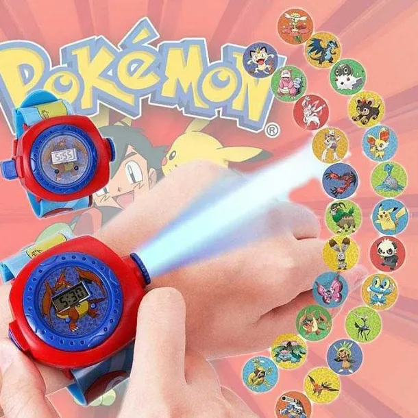 Pokemon Kinder Uhr Mit Projektor