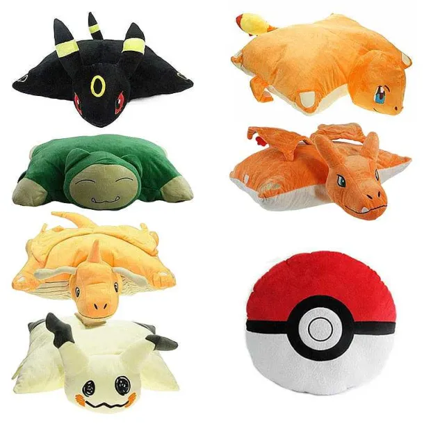 Pokemon Kissen - Mimikyu, Charmander, Charizard, Snorlax, Pokeball