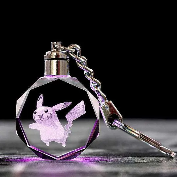 Pokemon Kristall Anhanger Mit 3D Effekt - Viele Motive