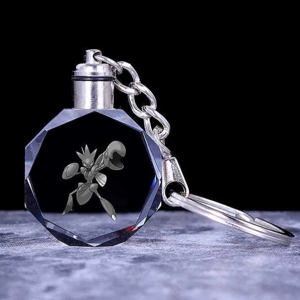 Pokemon Kristall Anhanger Mit 3D Effekt - Viele Motive