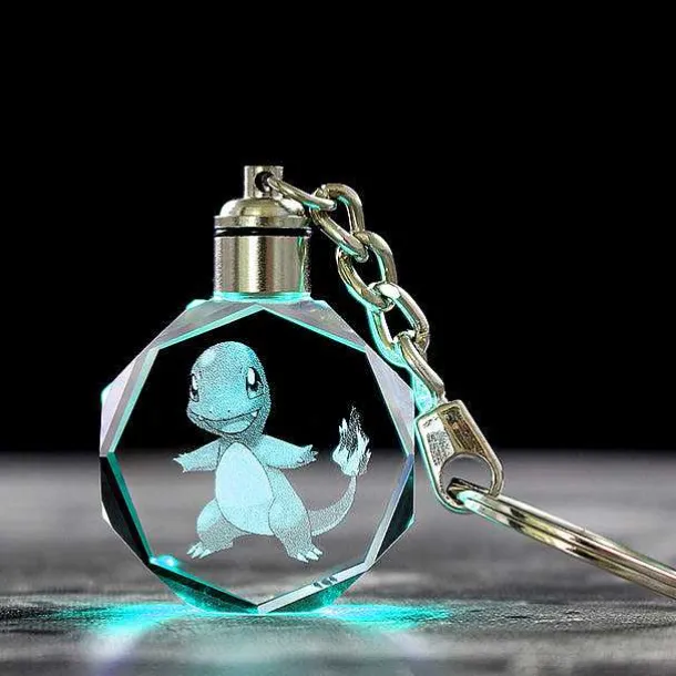 Pokemon Kristall Anhanger Mit 3D Effekt - Viele Motive