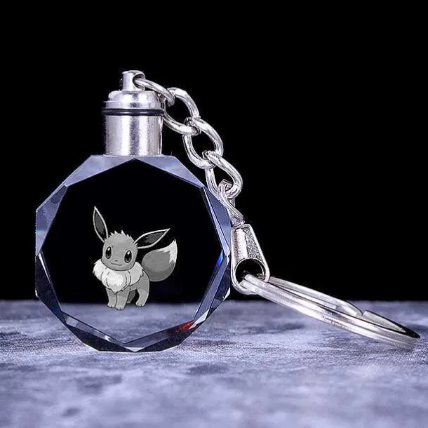 Pokemon Kristall Anhanger Mit 3D Effekt - Viele Motive