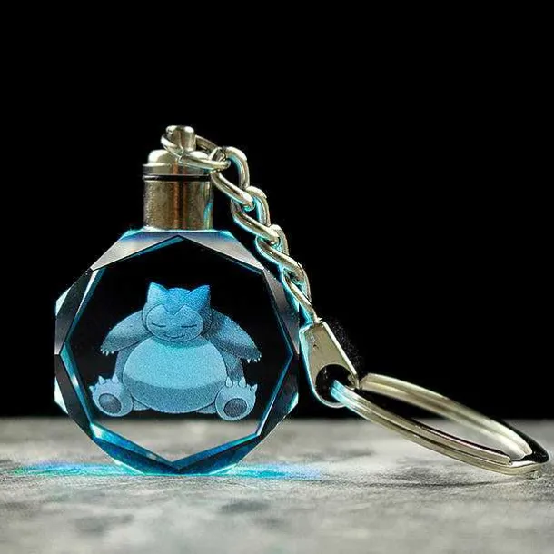Pokemon Kristall Anhanger Mit 3D Effekt - Viele Motive