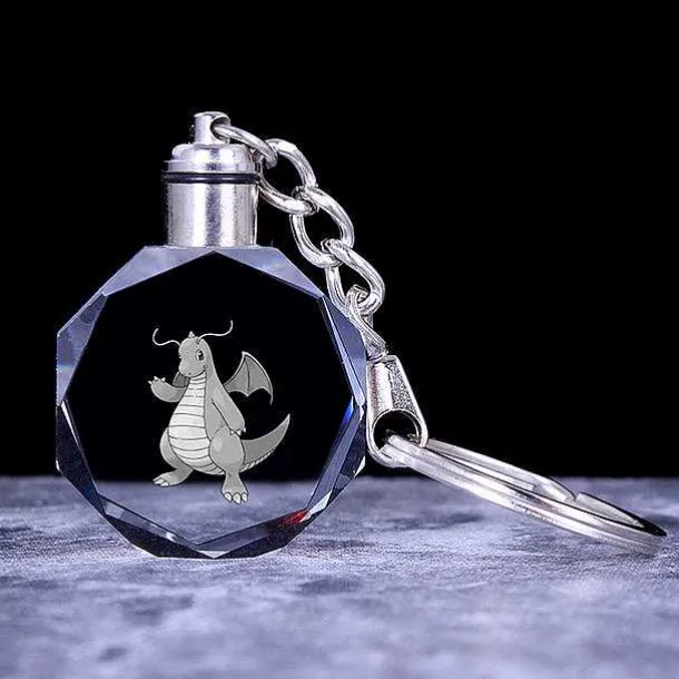 Pokemon Kristall Anhanger Mit 3D Effekt - Viele Motive