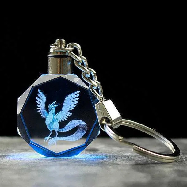 Pokemon Kristall Anhanger Mit 3D Effekt - Viele Motive