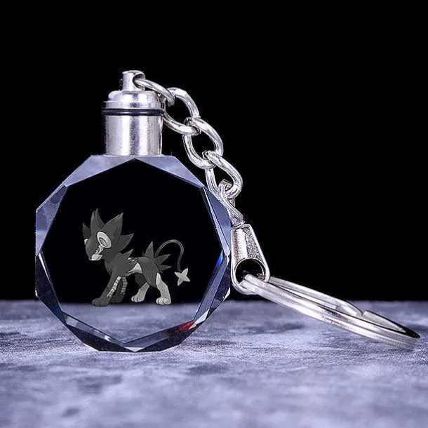 Pokemon Kristall Anhanger Mit 3D Effekt - Viele Motive