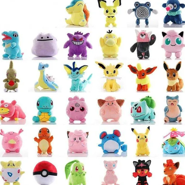 Pokemon Kuscheltiere (11-18Cm, 16 Motive Zur Auswahl)