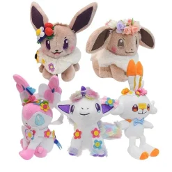 Pokemon Kuscheltiere In Der Blumen Edition: Evoli, Galarian Gallopa, Iksbat Etc.