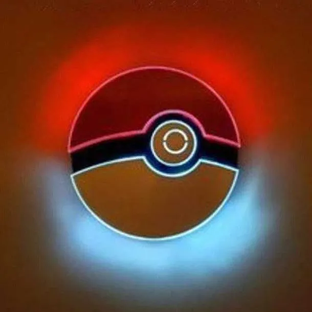 Pokemon Led Neonlicht Wandlampe