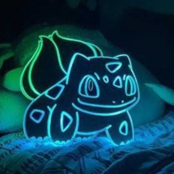 Pokemon Led Neonlicht Wandlampe