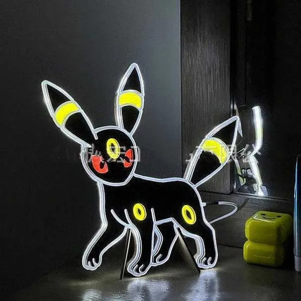 Pokemon Led Neonlicht Wandlampe