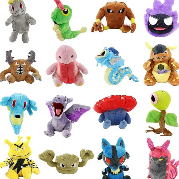 Pokemon Lickitung, Kangaskhan, Gastly, Rattata Pluschtier Pokemon (Ca. 13Cm)