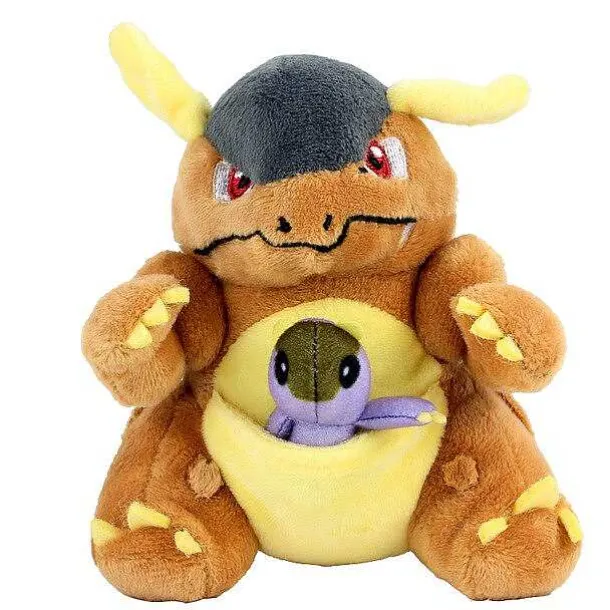 Pokemon Lickitung, Kangaskhan, Gastly, Rattata Pluschtier Pokemon (Ca. 13Cm)