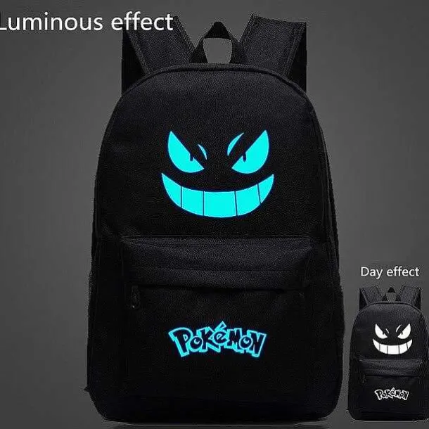 Pokemon Luminous Rucksack - Leuchtet Im Dunkeln